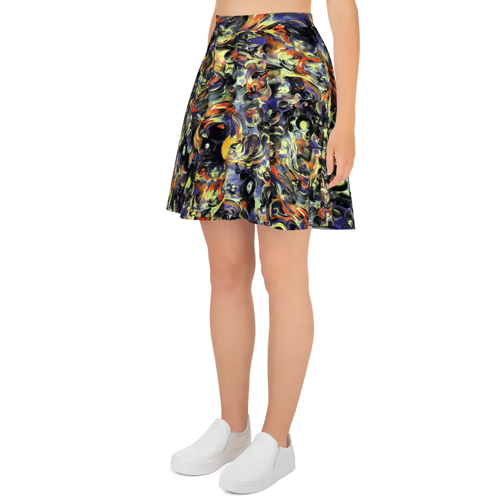 Twilight Chaos on Skater Skirt — Left