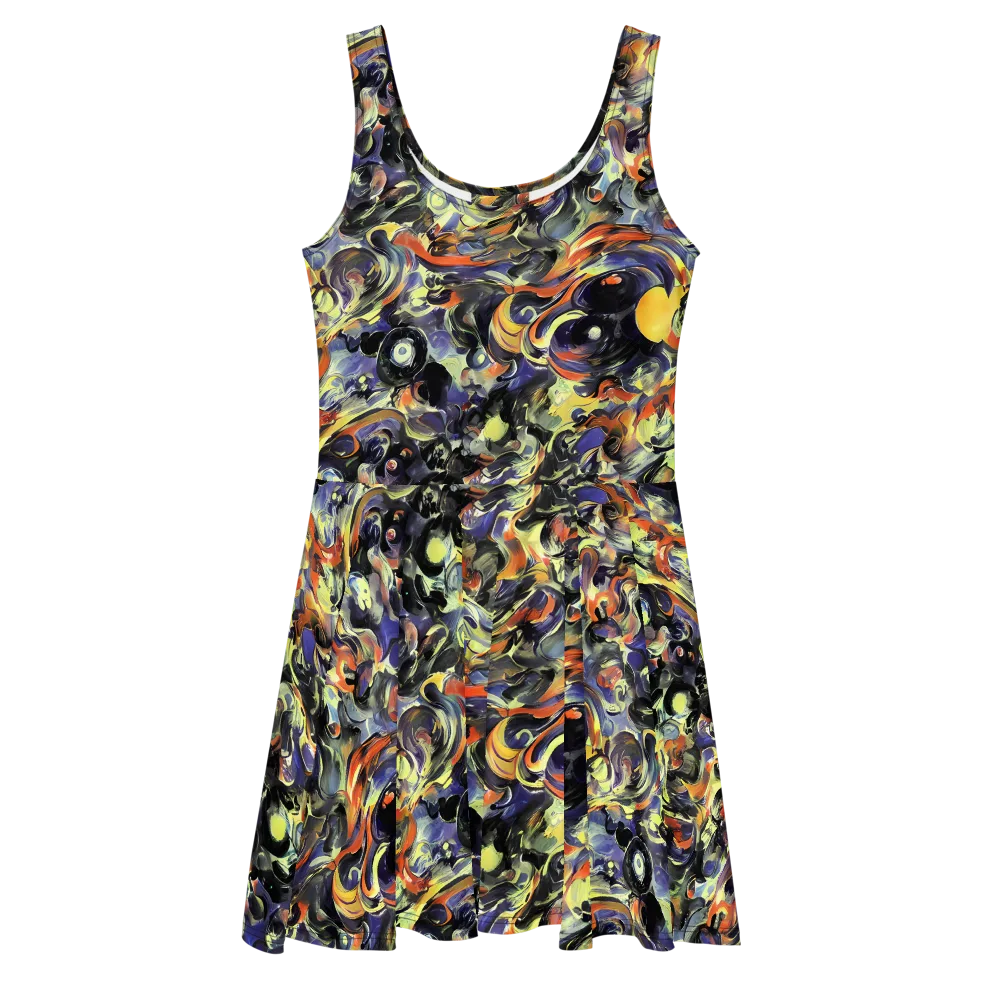 Twilight Chaos on Skater Dress — Front