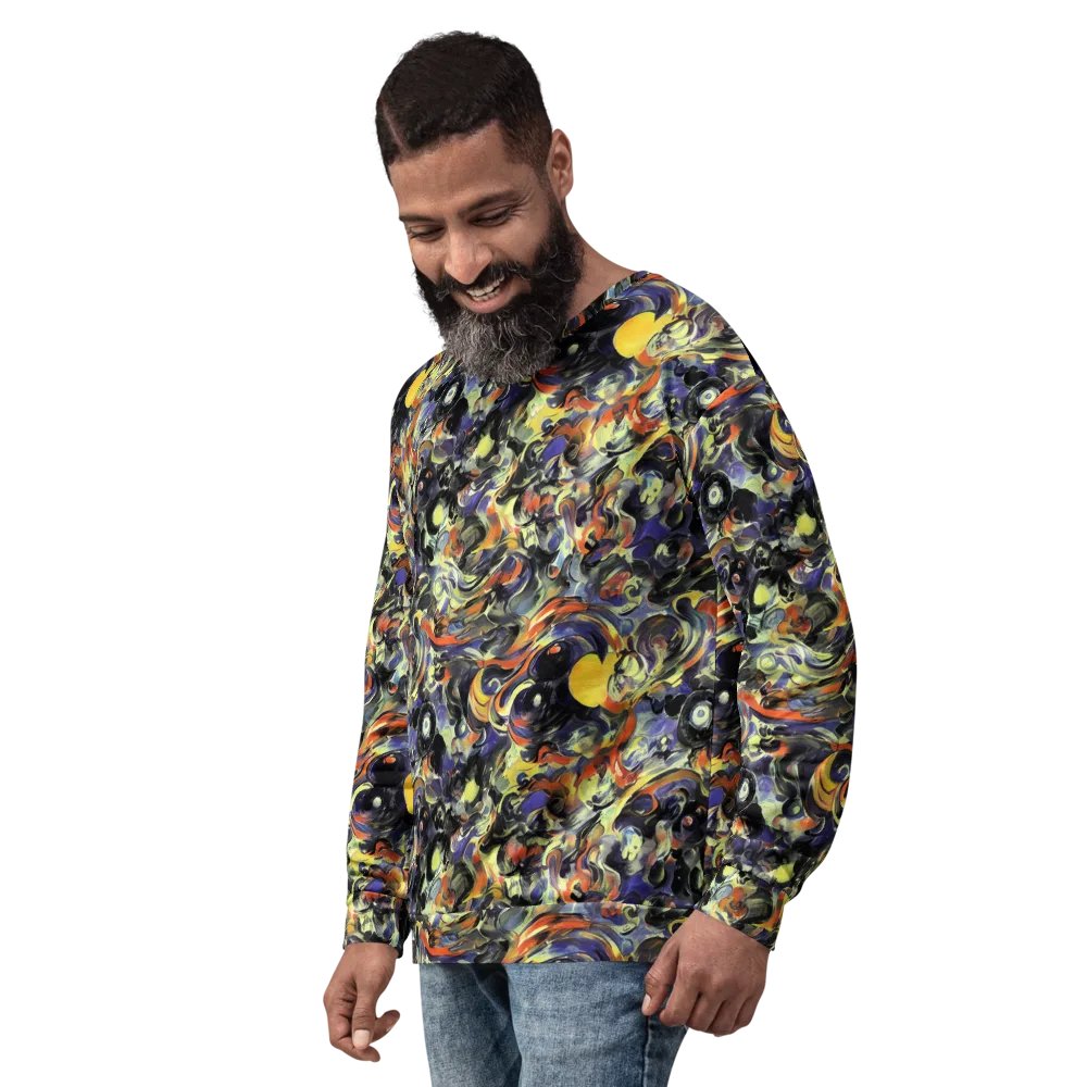 Twilight Chaos on Sweatshirt — Left Front