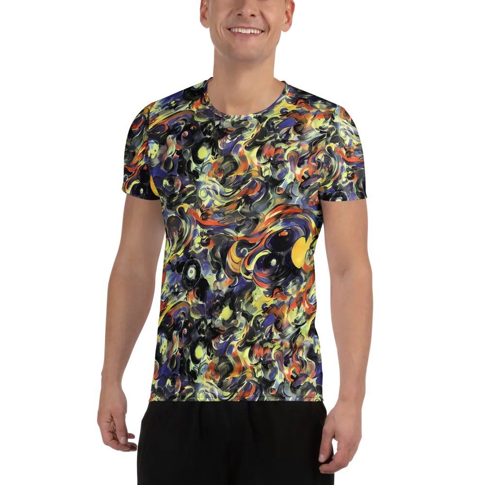 Twilight Chaos on Men's Athletic T-Shirt — Front