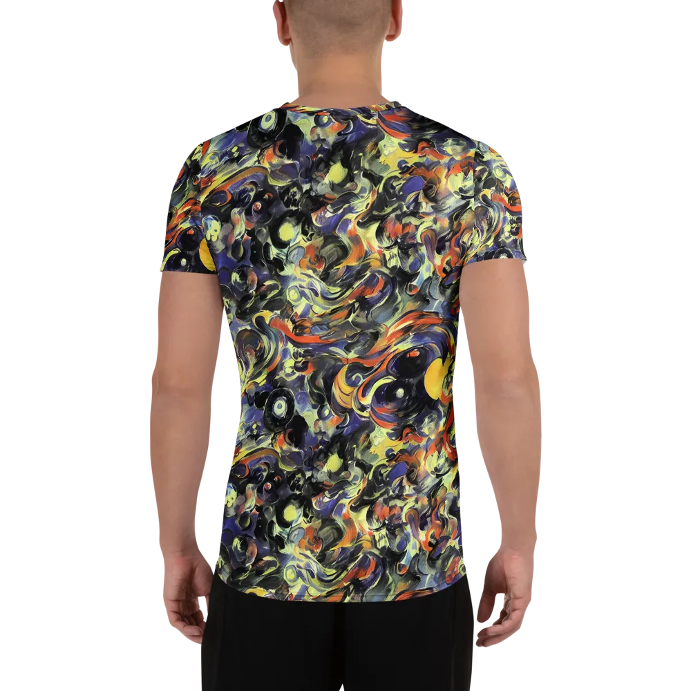 Twilight Chaos on Men's Athletic T-Shirt — Back