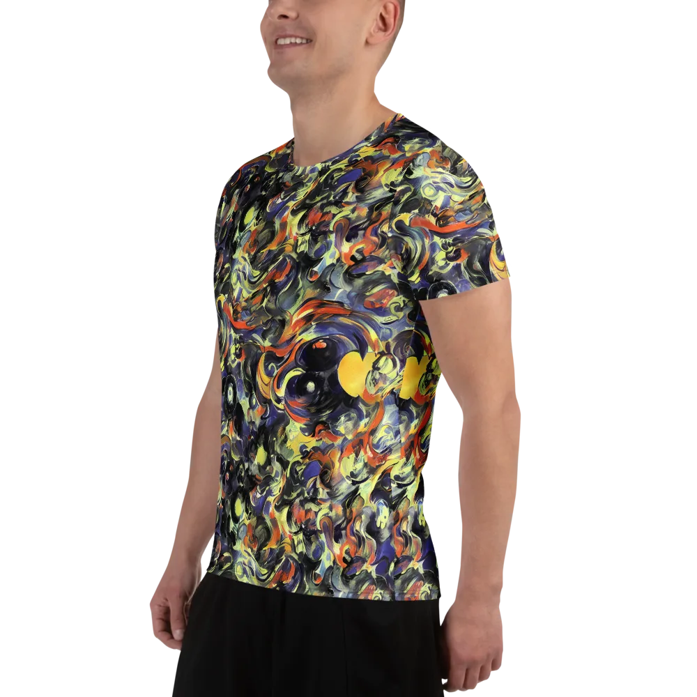 Twilight Chaos on Men's Athletic T-Shirt — Left