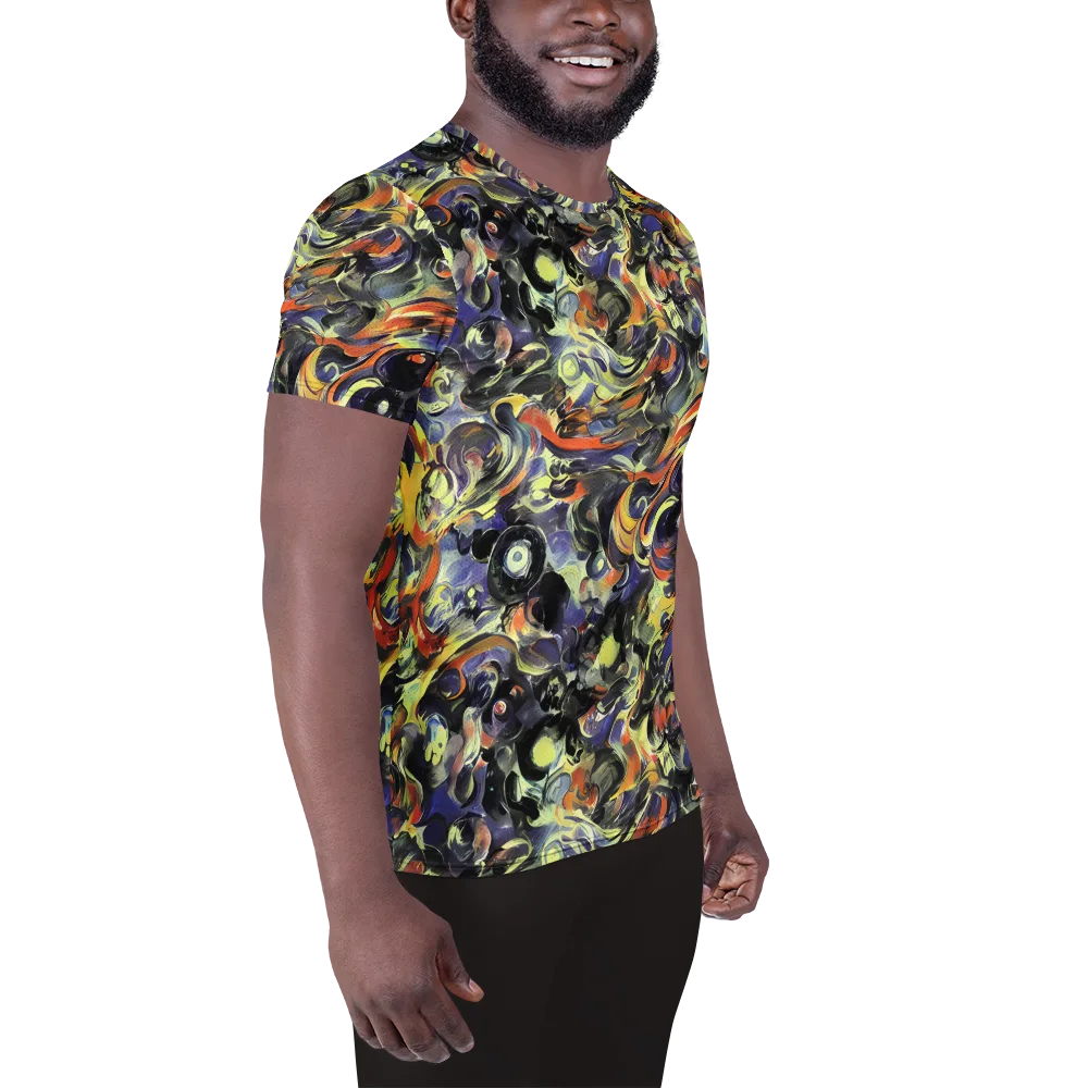 Twilight Chaos on Men's Athletic T-Shirt — Right