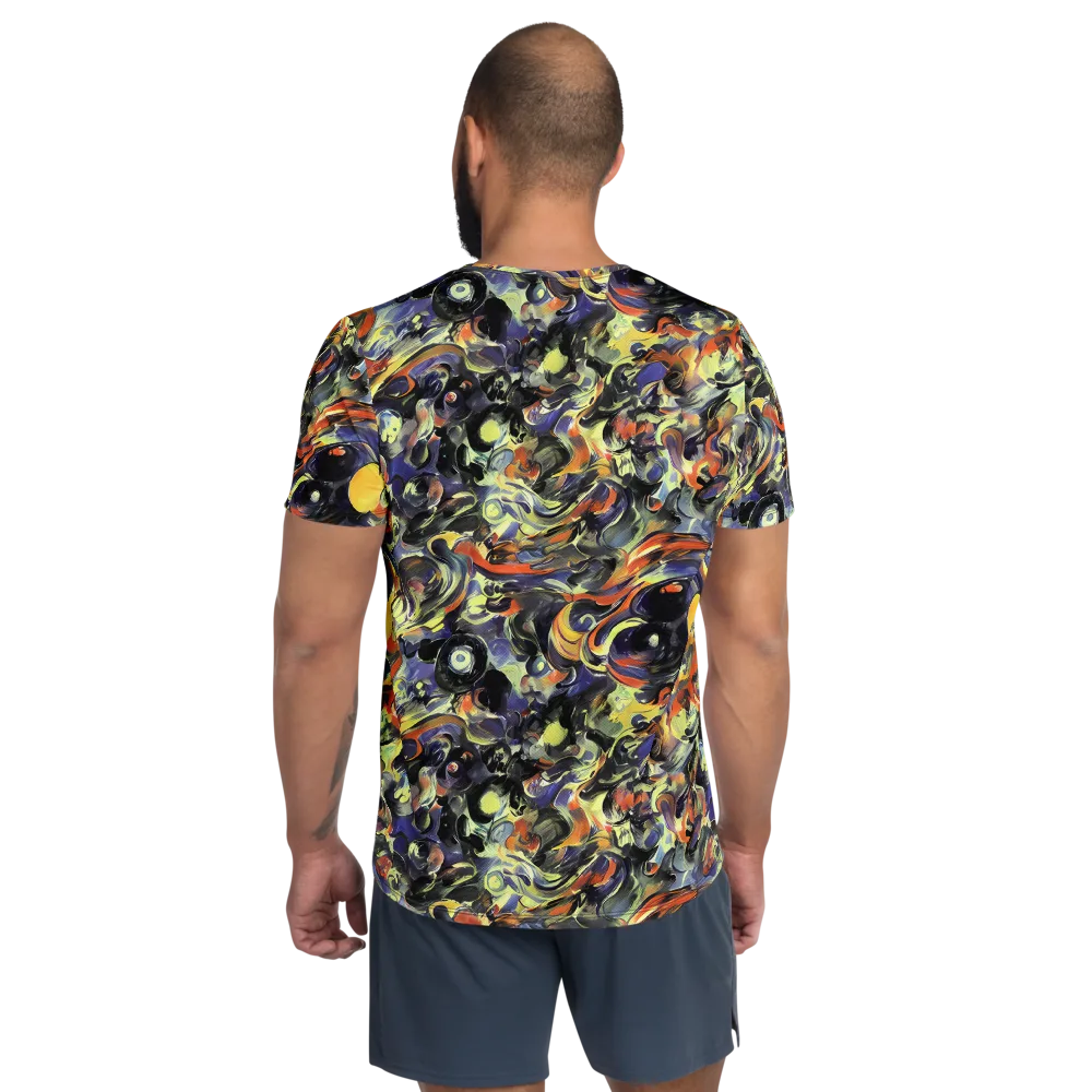 Twilight Chaos on Men's Athletic T-Shirt — Back