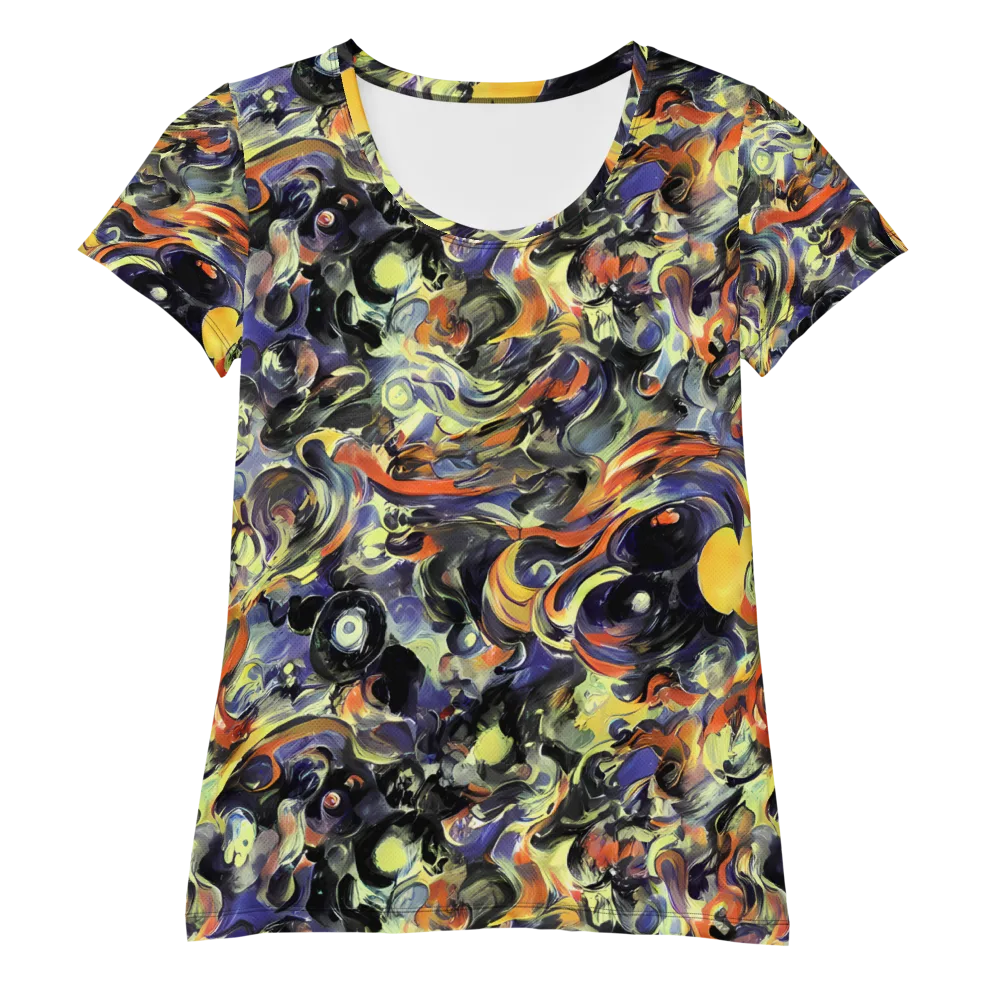 Twilight Chaos on Women's Athletic T-Shirt — Front