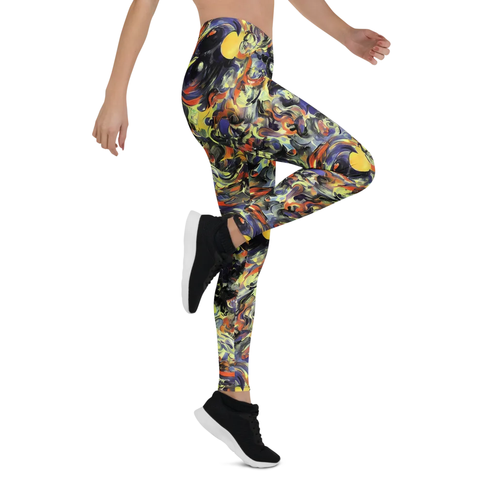 Twilight Chaos on Leggings — Right