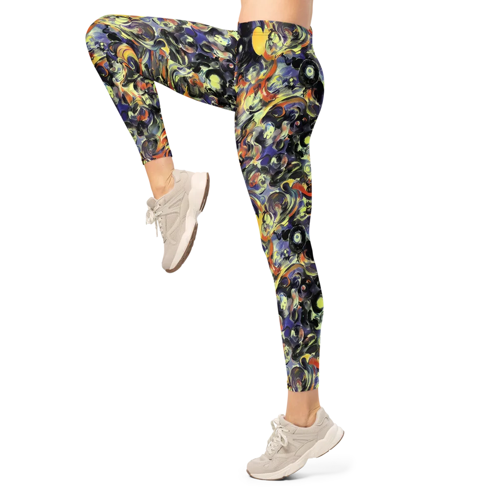 Twilight Chaos on Leggings — Left
