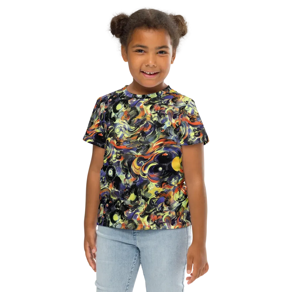 Twilight Chaos on Kids Crew Neck T-Shirt — Front