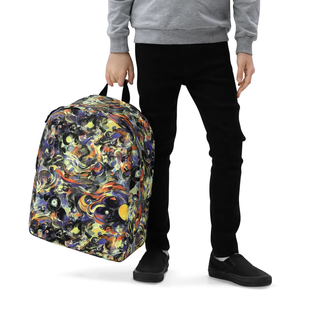 Twilight Chaos on Minimalist Backpack — Zoomed-in