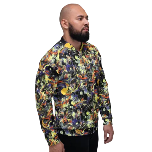 Twilight Chaos on a Bomber Jacket