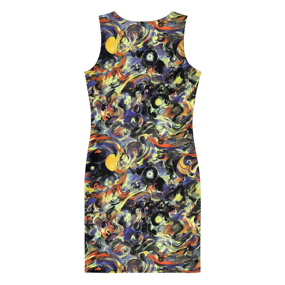 Twilight Chaos on Bodycon Dress — Back