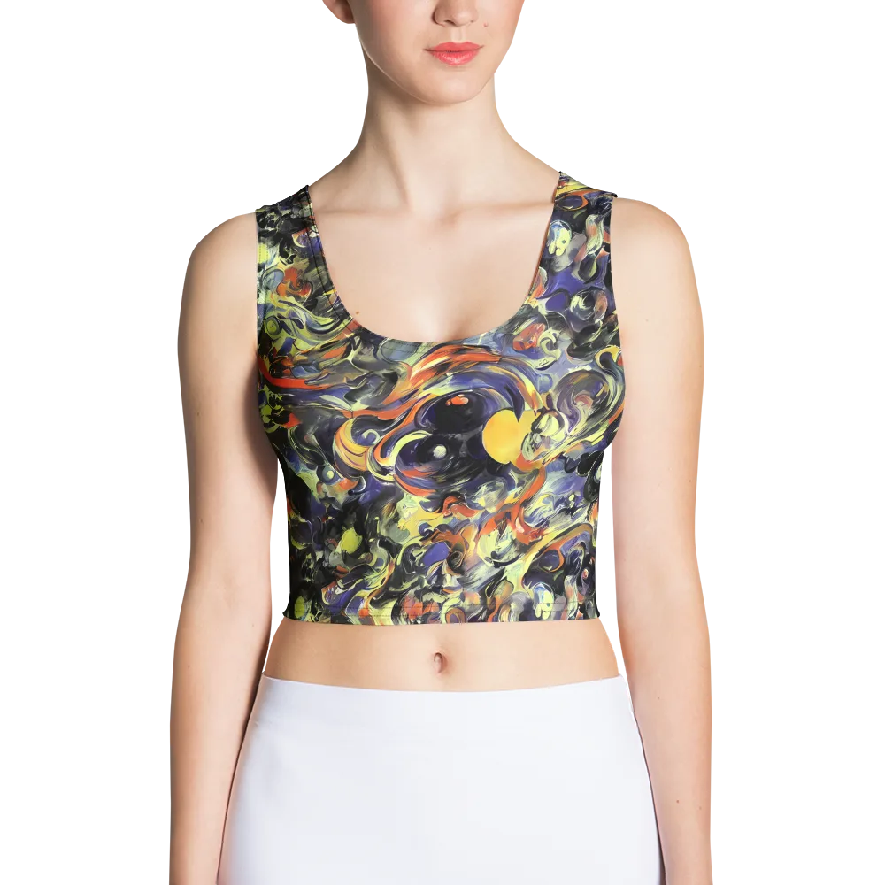 Twilight Chaos on Crop Top — Front