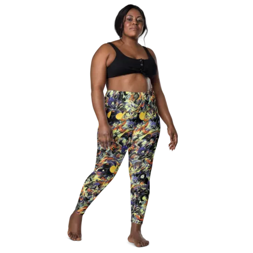 Twilight Chaos on a Leggings with Pockets