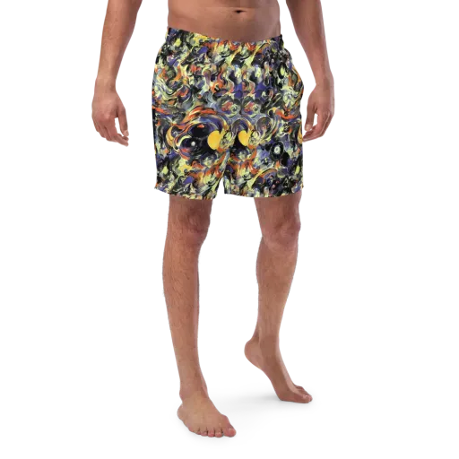 Twilight Chaos on a Swim Trunks