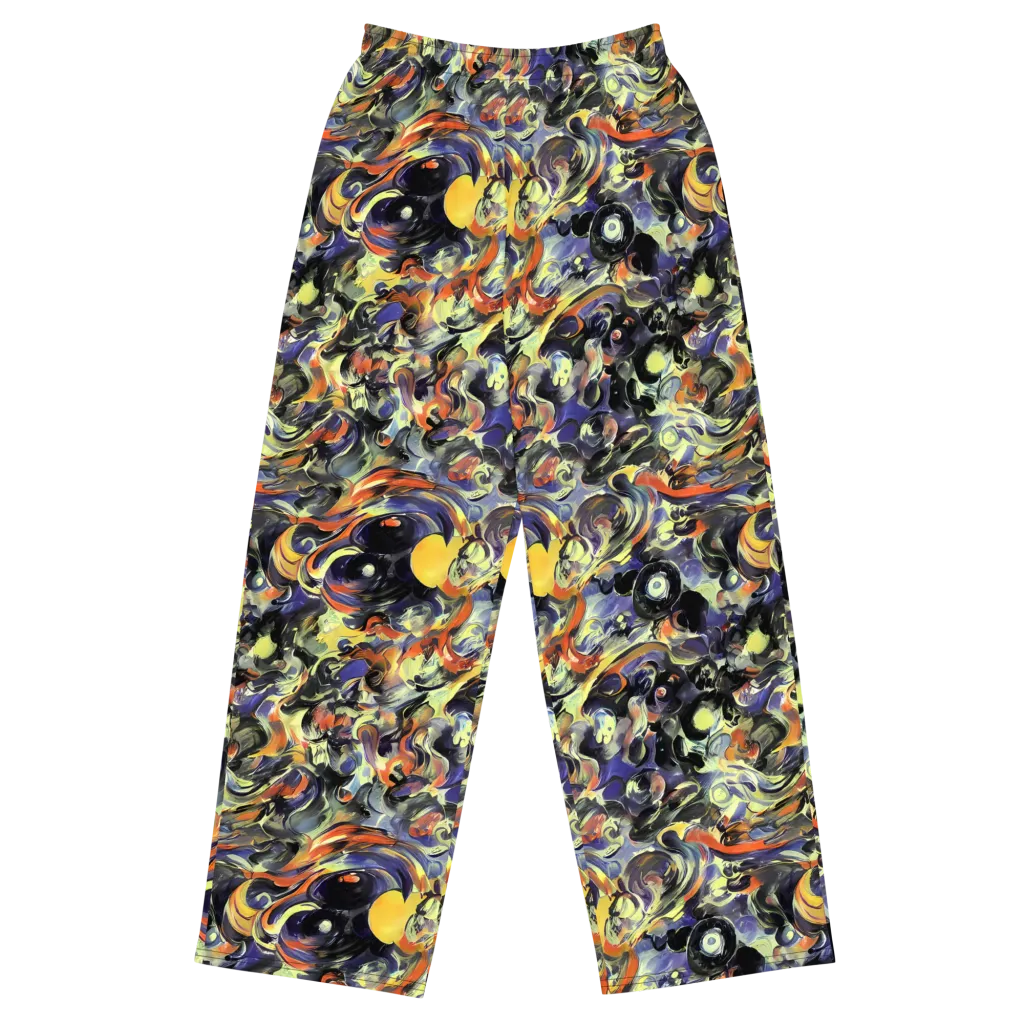 Twilight Chaos on Wide-Leg Pants — Front