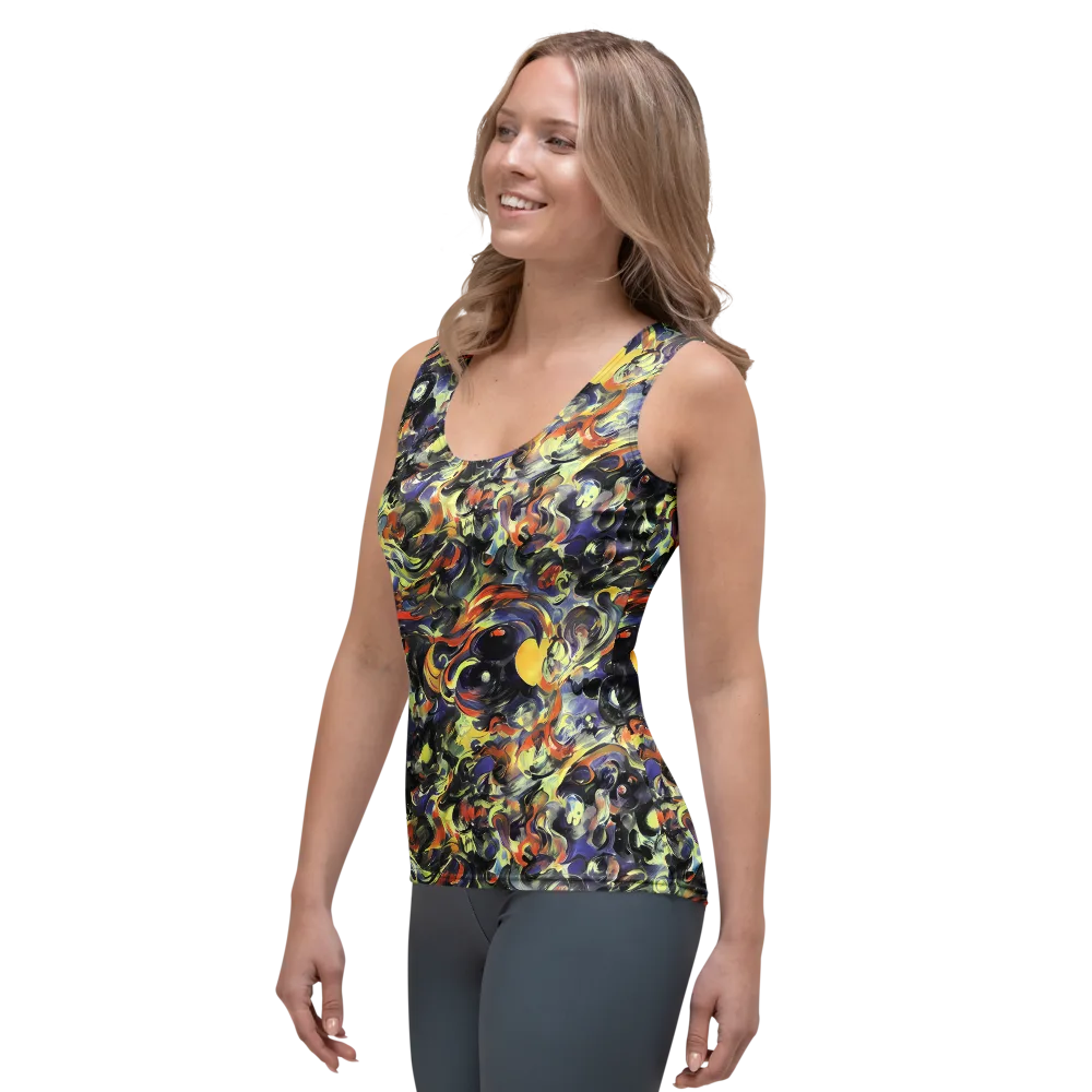 Twilight Chaos on Women's Tank Top — Left Front