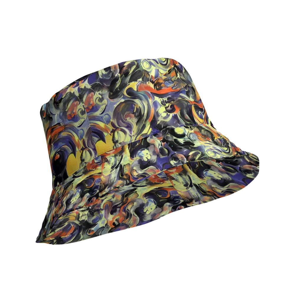 Twilight Chaos on Reversible Bucket Hat — Product details Outside