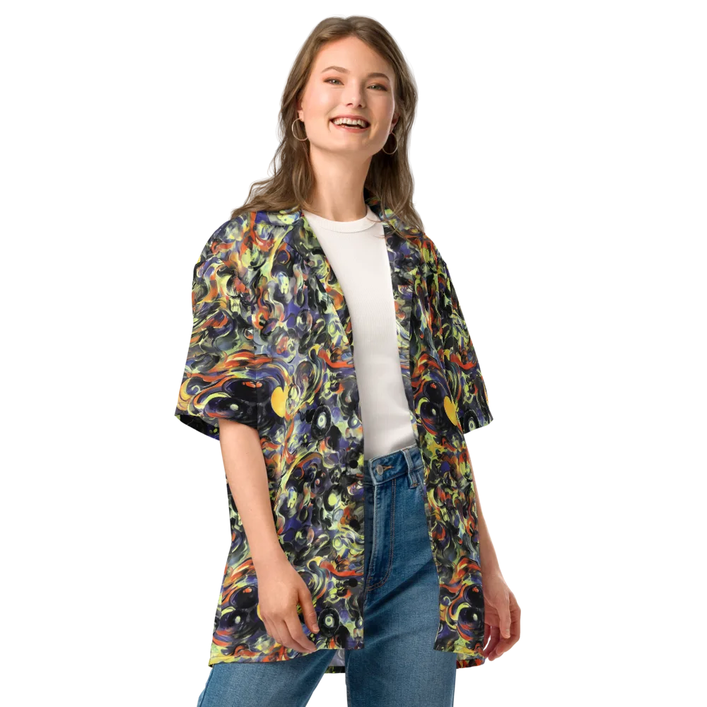 Twilight Chaos on Button Shirt — Front