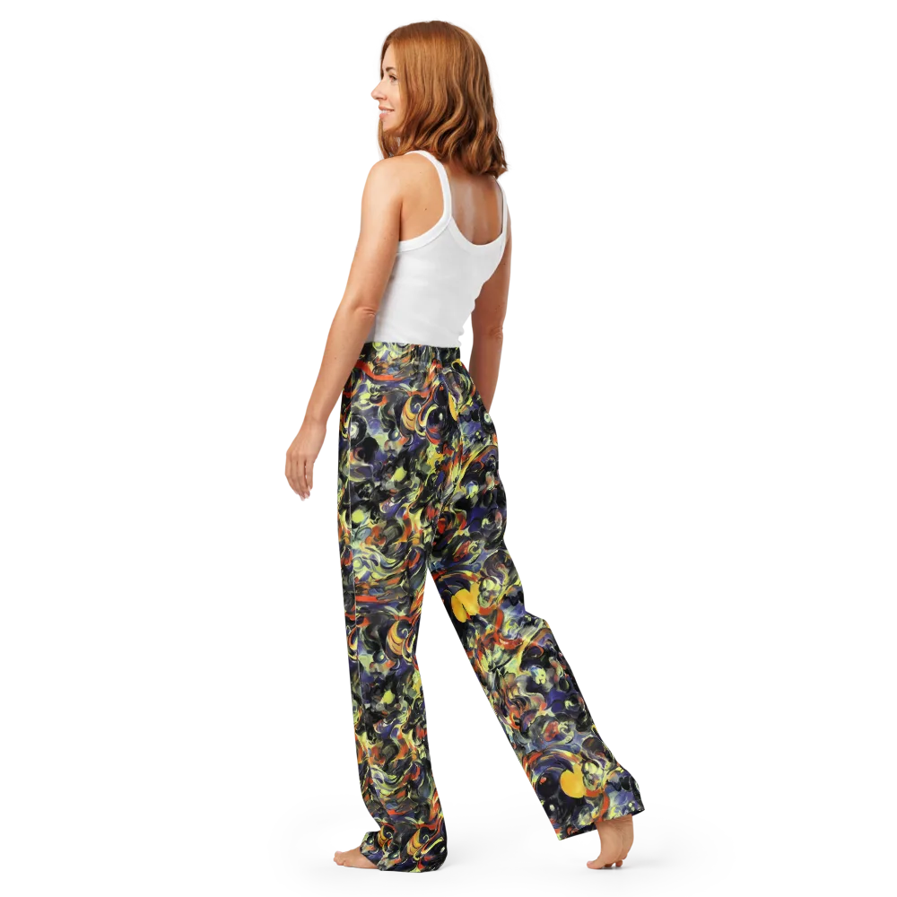 Twilight Chaos on Women's Pajama Pants — Back