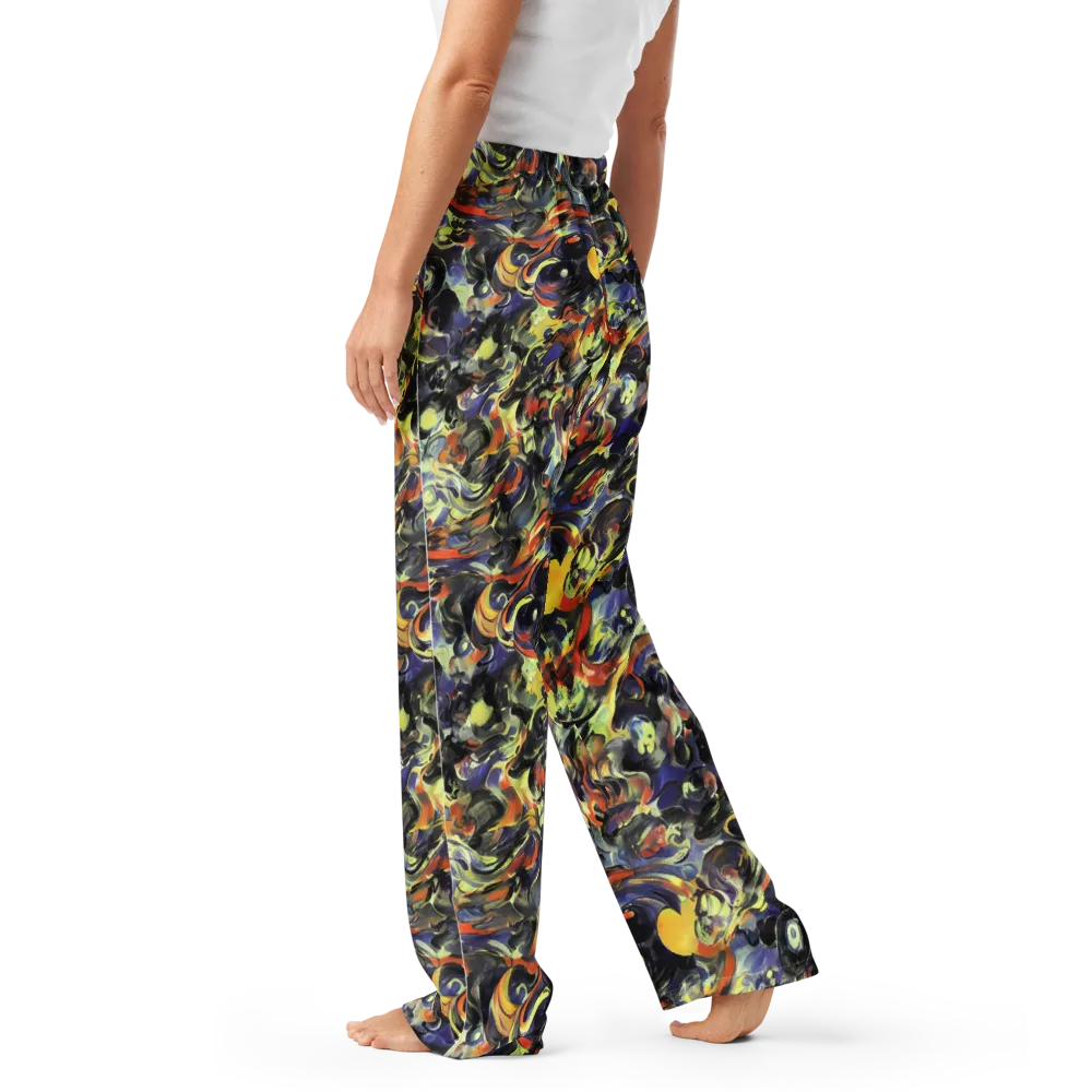 Twilight Chaos on Women's Pajama Pants — Left