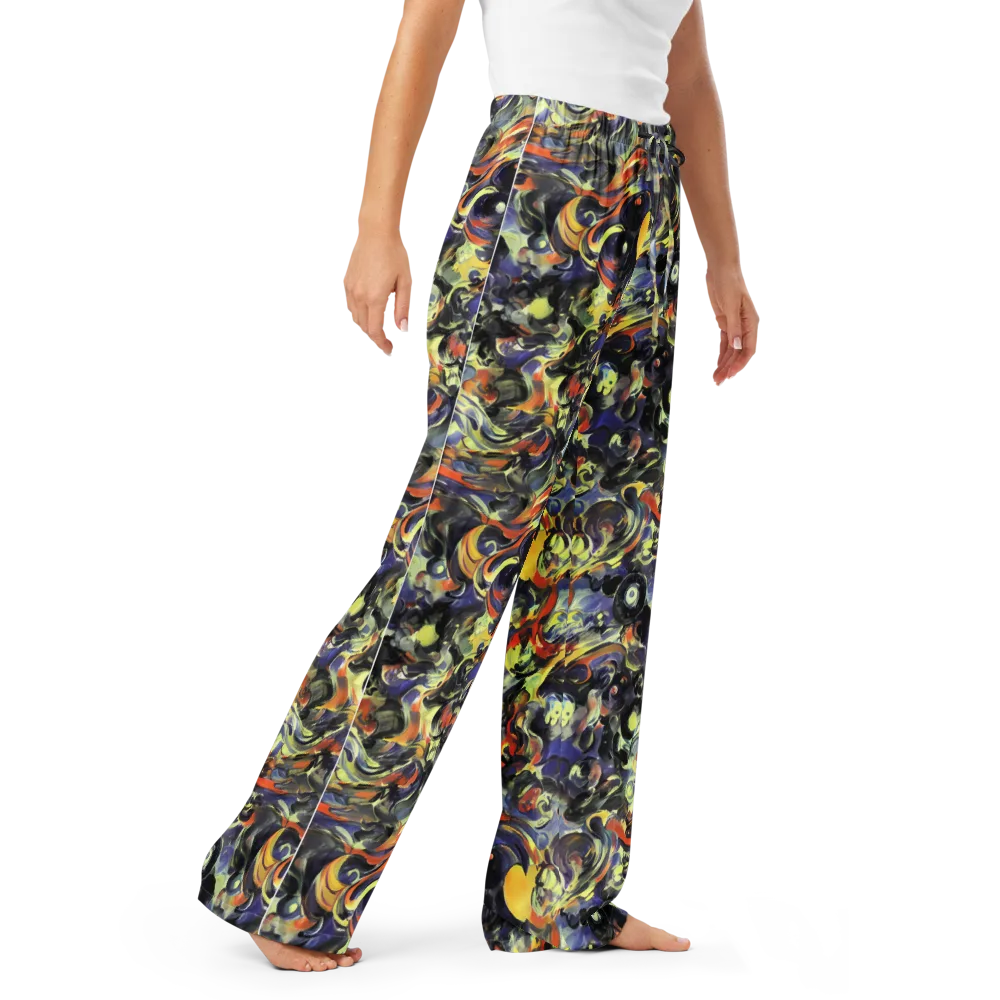 Twilight Chaos on Women's Pajama Pants — Right Front