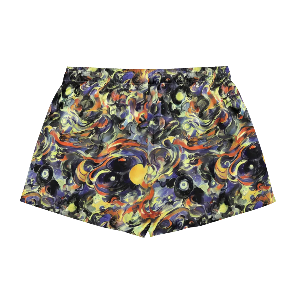 Twilight Chaos on Women's Pajama Shorts — Back