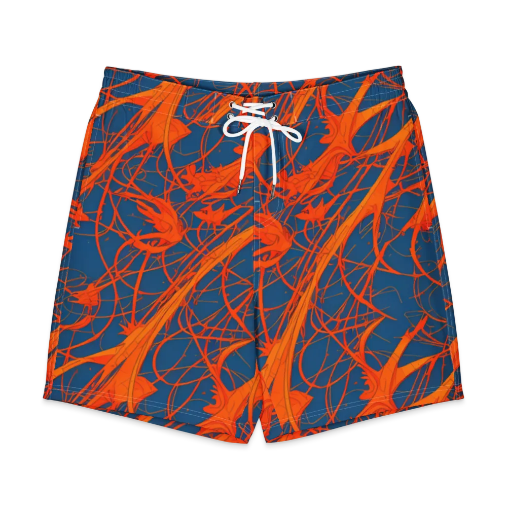 Nautical Ember on Men's Board Shorts — Front