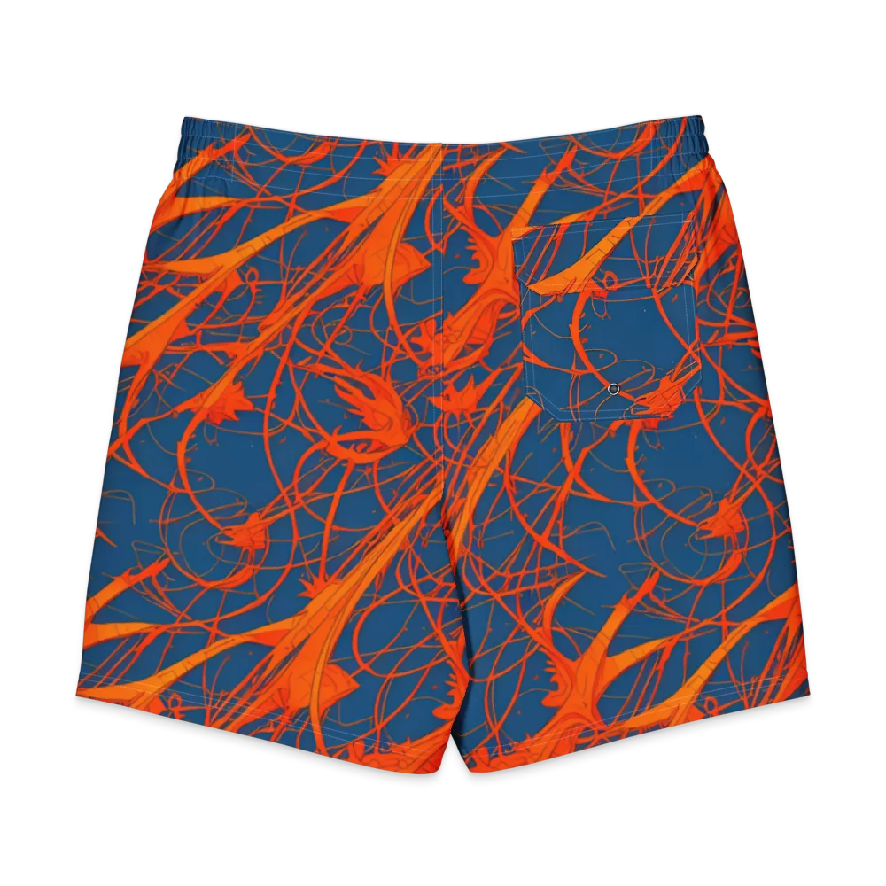 Nautical Ember on Men's Board Shorts — Back