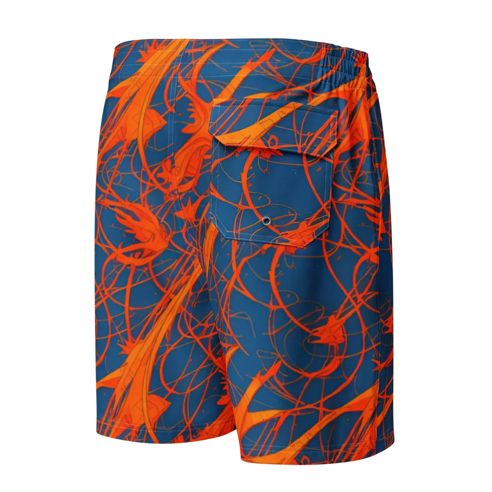 Nautical Ember on Men's Board Shorts — Back