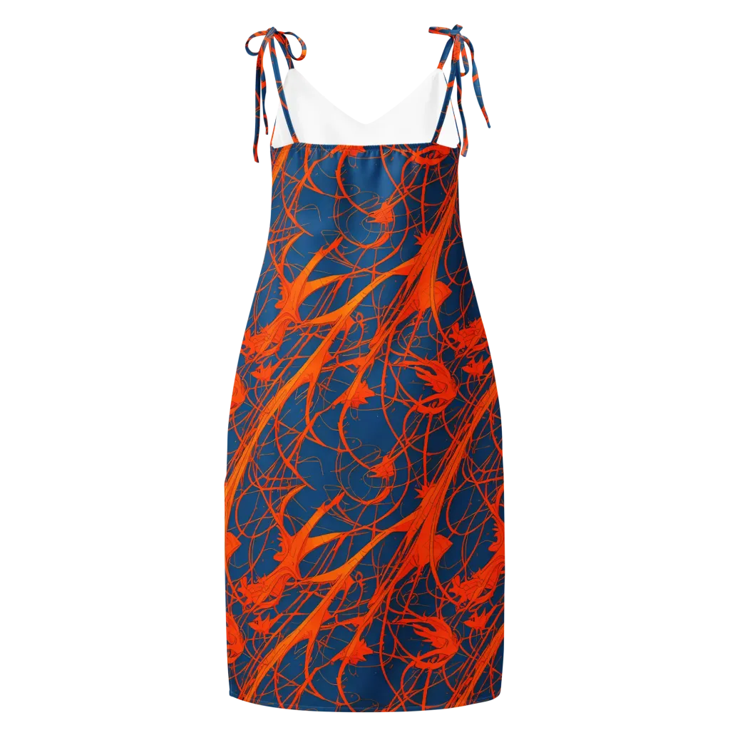 Nautical Ember on Slip Dress — Back