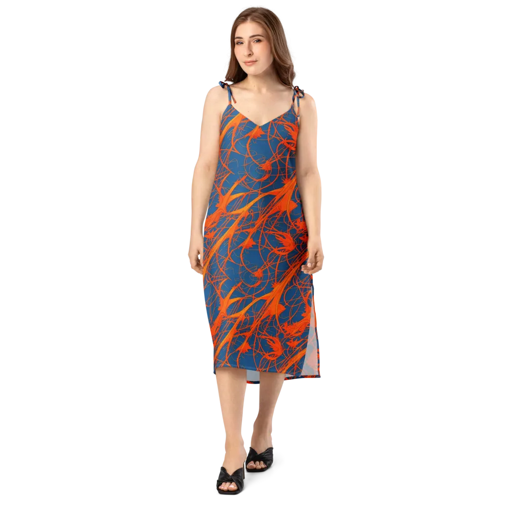 Nautical Ember on Slip Dress — Front