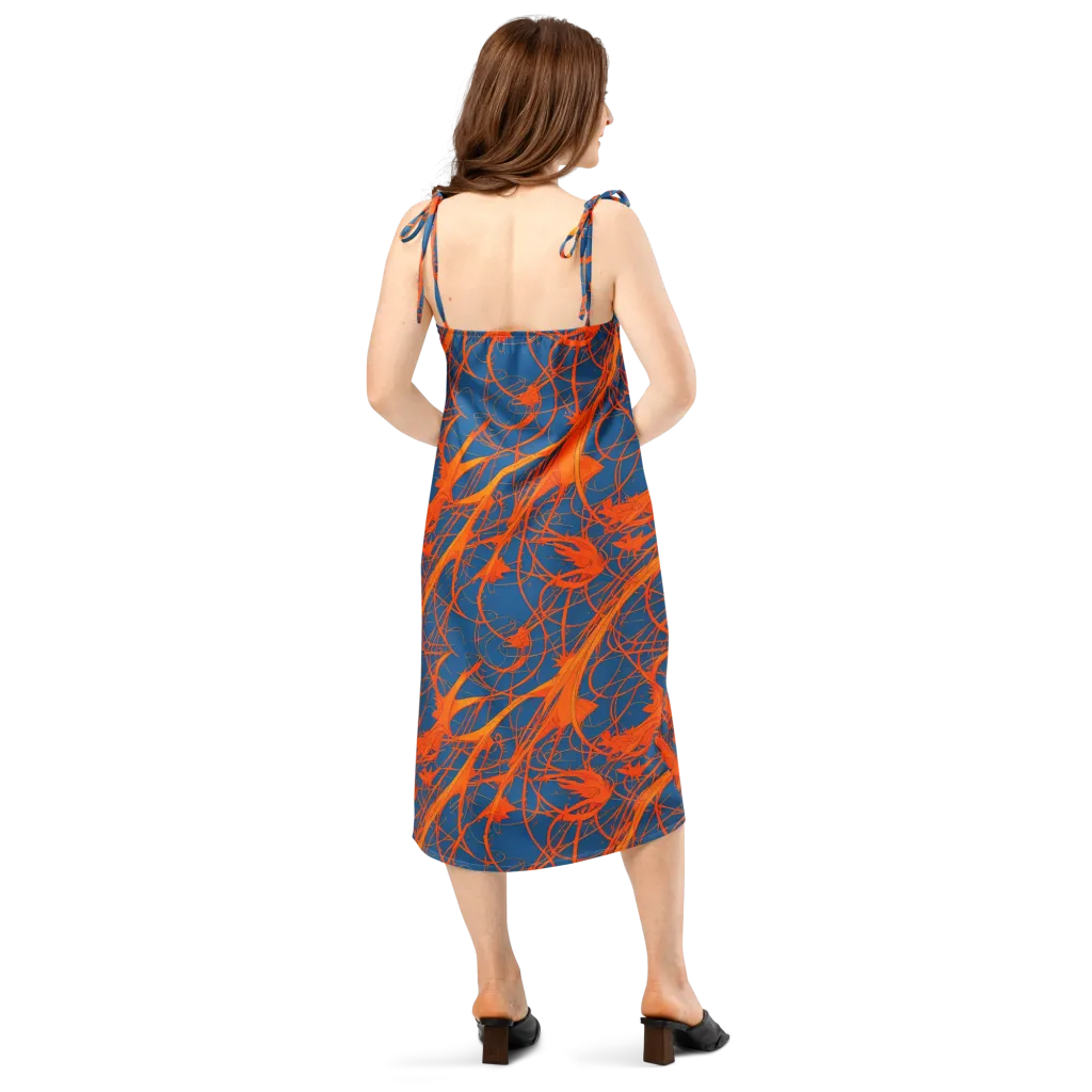 Nautical Ember on Slip Dress — Back
