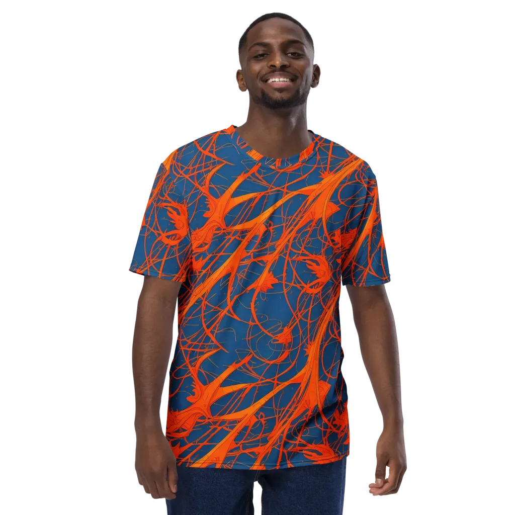 Nautical Ember on Men's Crew Neck T-Shirt — Front