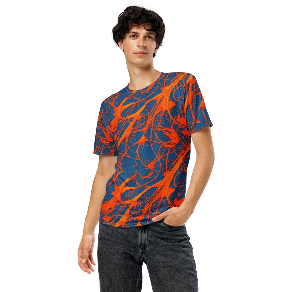 Nautical Ember on Men's Crew Neck T-Shirt — Front