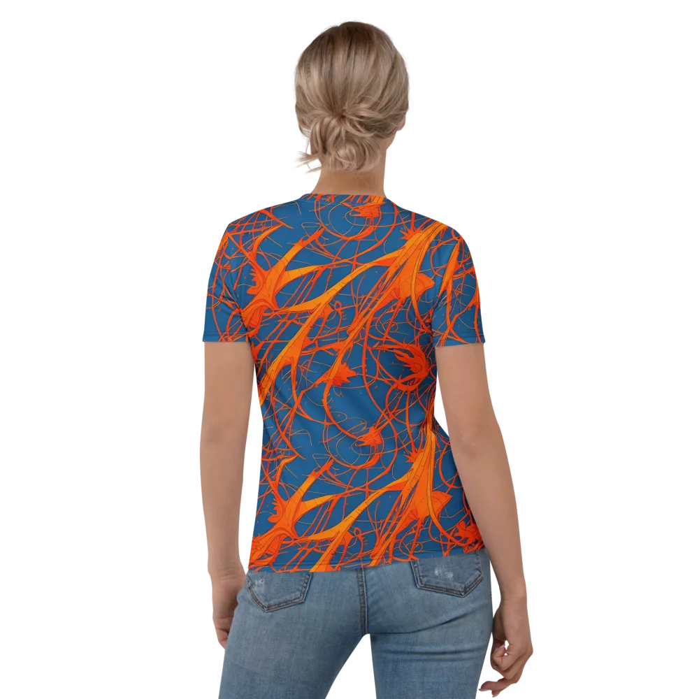 Nautical Ember on Women's Crew Neck T-Shirt — Back