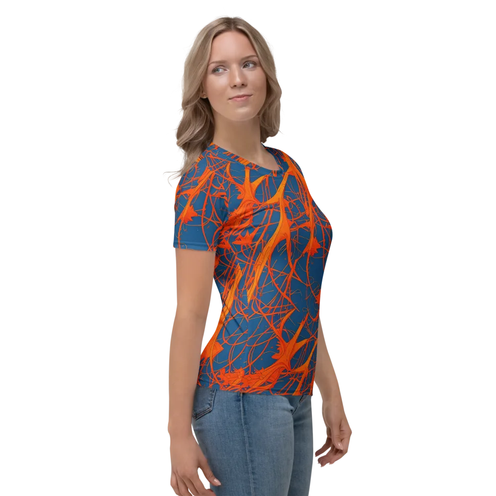 Nautical Ember on Women's Crew Neck T-Shirt — Right