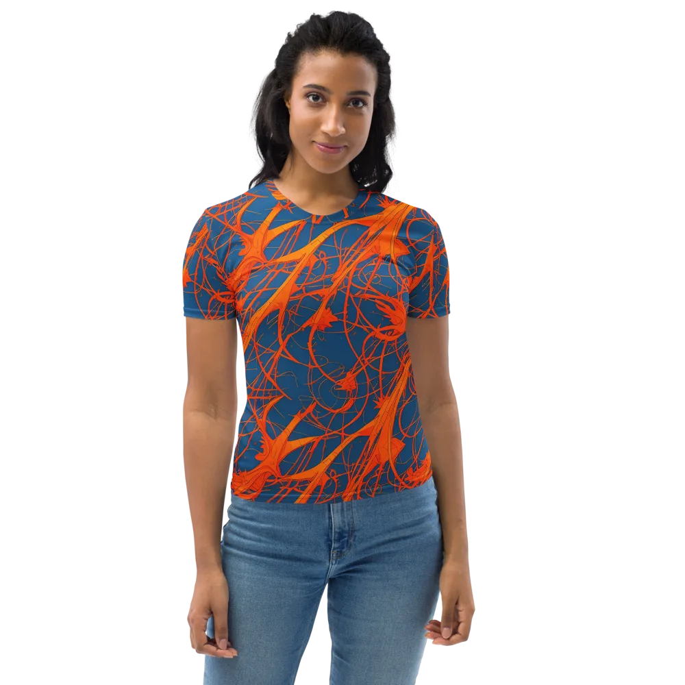 Nautical Ember on Women's Crew Neck T-Shirt — Front