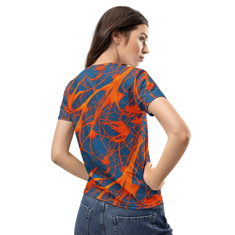 Nautical Ember on Women's Crew Neck T-Shirt — Back