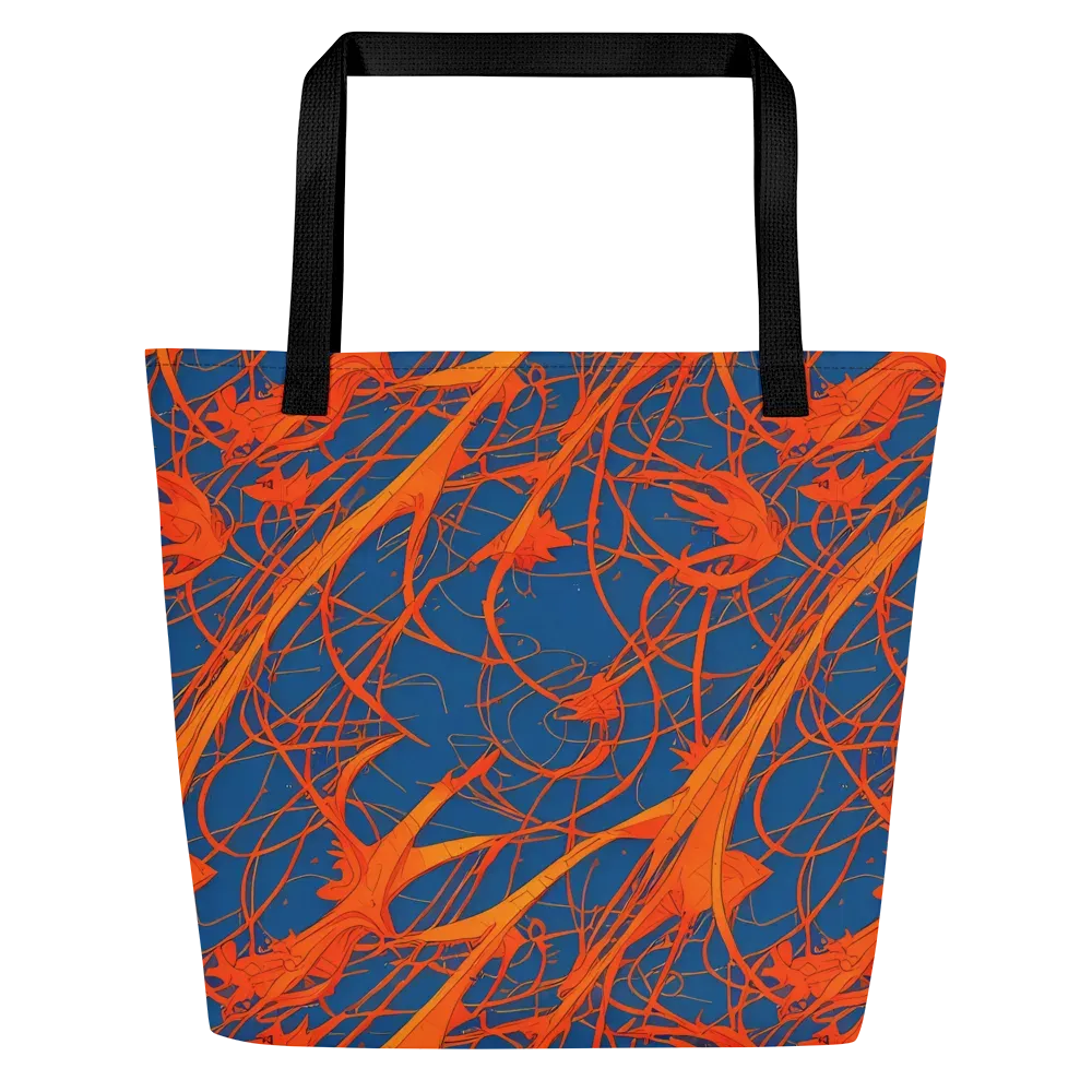 Nautical Ember on Large Tote Bag W/ Pocket — Front