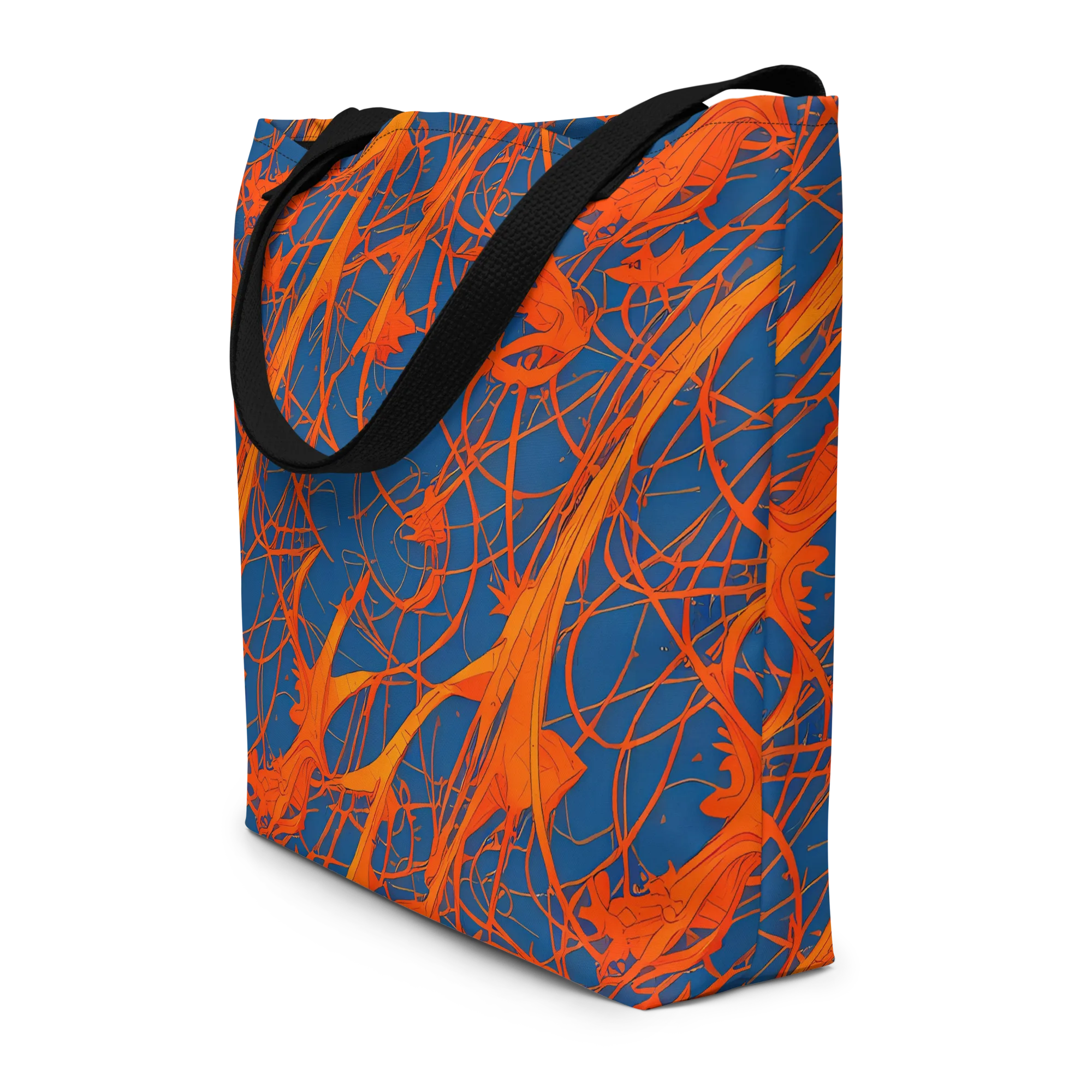 Nautical Ember on Large Tote Bag W/ Pocket — Front