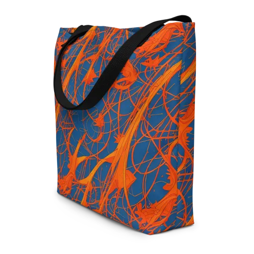 Nautical Ember on a Large Tote Bag W/ Pocket