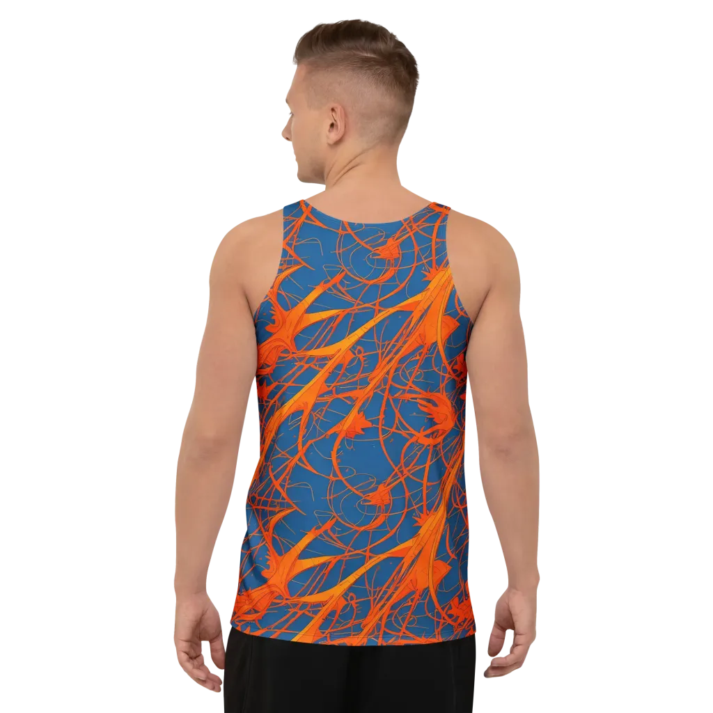Nautical Ember on Men's Tank Top — Back
