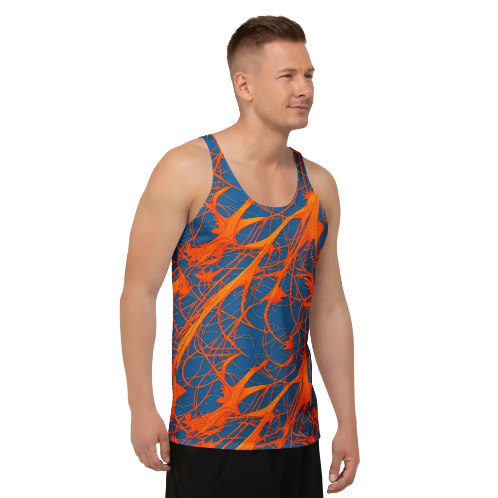 Nautical Ember on Men's Tank Top — Right Front