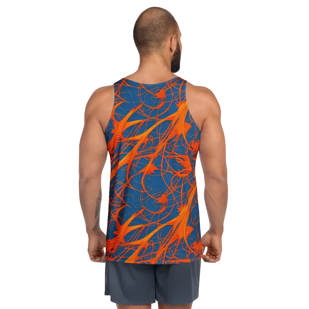 Nautical Ember on Men's Tank Top — Back