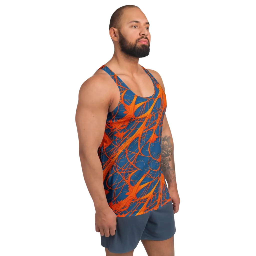 Nautical Ember on Men's Tank Top — Right Front