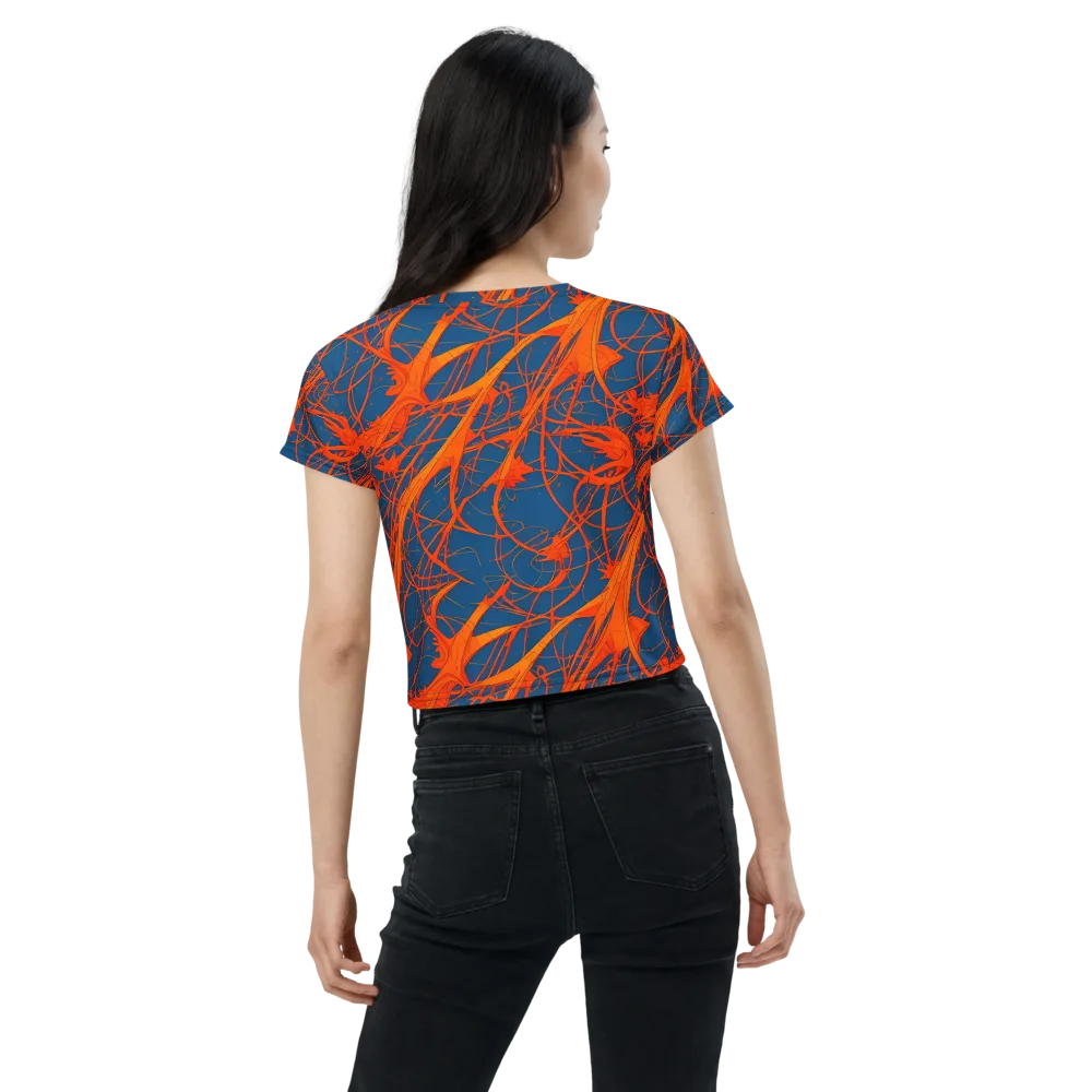 Nautical Ember on Crop Tee — Back
