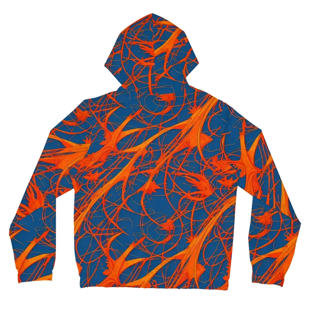 Nautical Ember on Women's Full-Zip Hoodie — Back