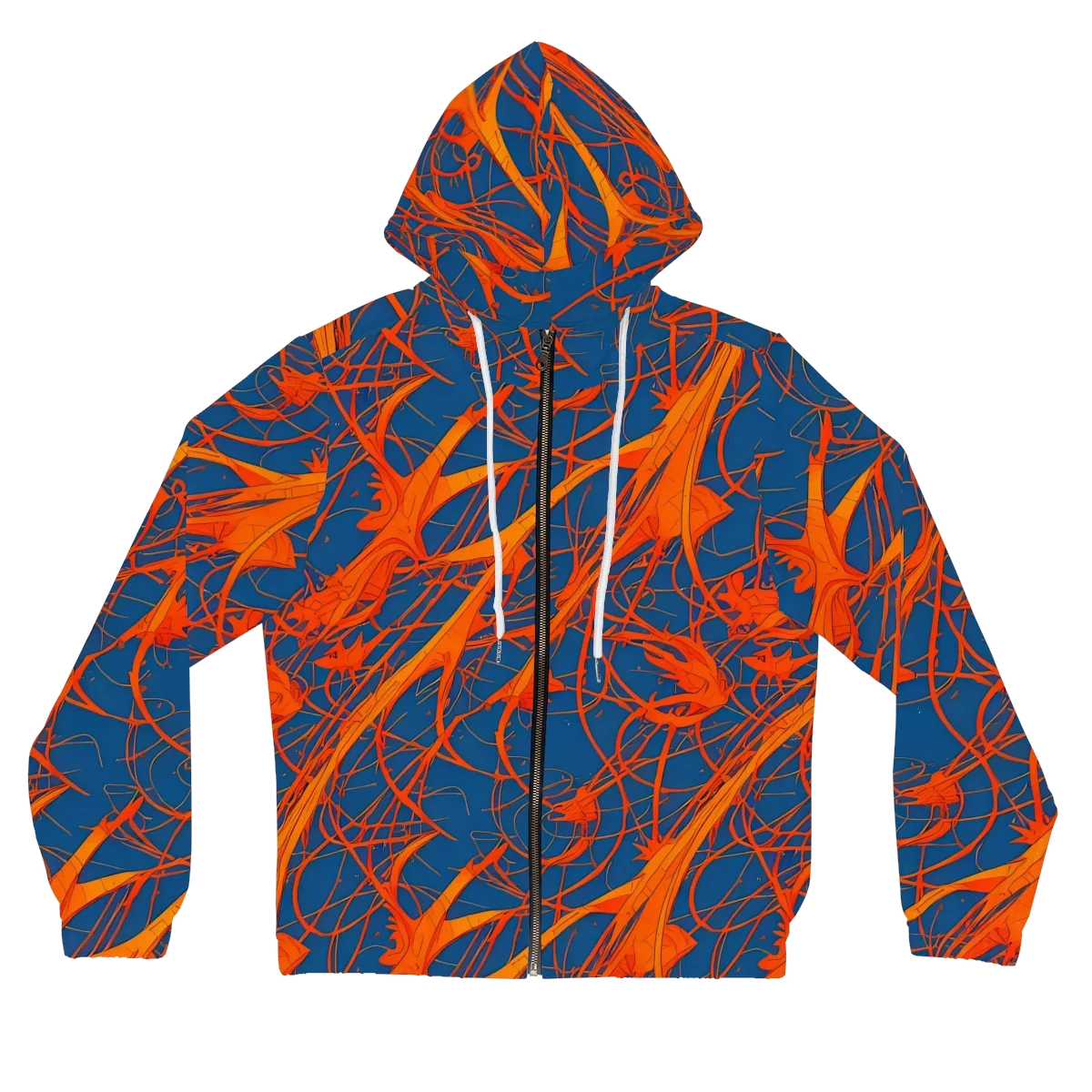 Nautical Ember on Women's Full-Zip Hoodie — Front