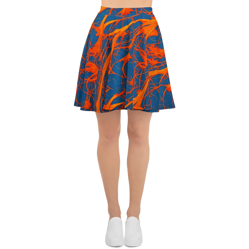 Nautical Ember on Skater Skirt — Front