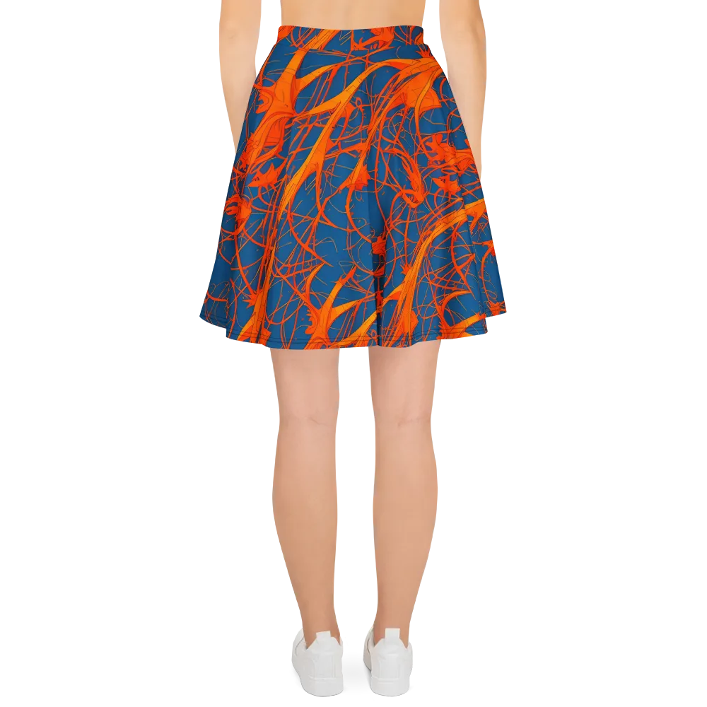 Nautical Ember on Skater Skirt — Back